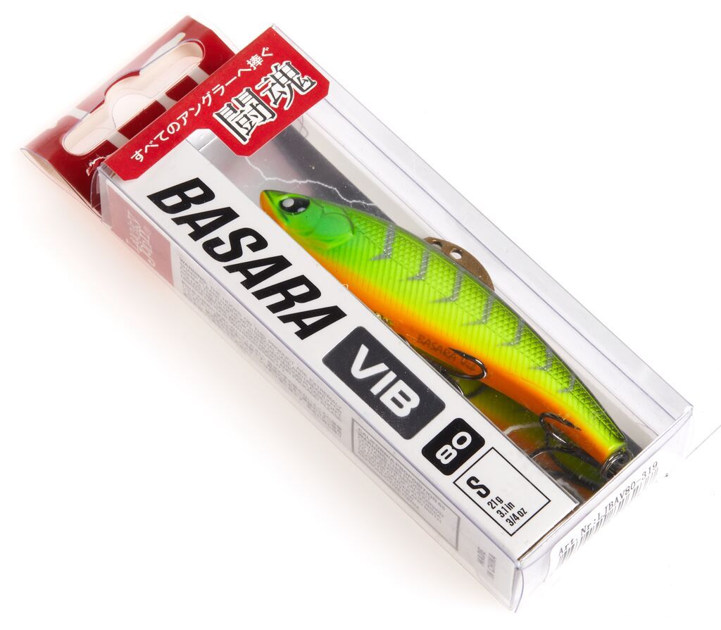 Воблер тонущий вертикальный Lucky John BASARA VIB S 80.00/319